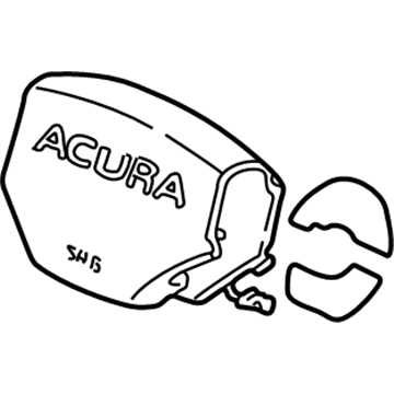 Acura 06770-SL0-A91ZA Driver Airbag Assembly (Real Black)