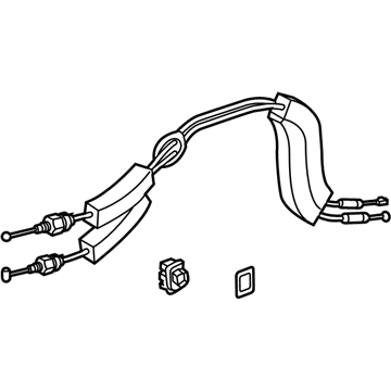 Acura 72674-TJB-A02 Cable, Rear