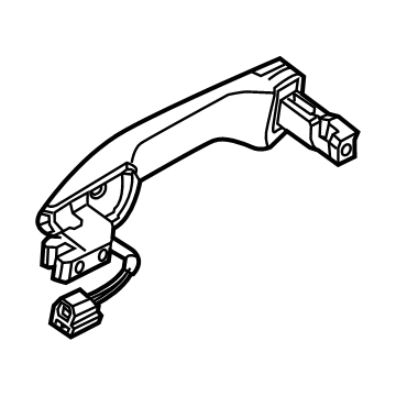 Acura 72681-TJB-A71ZH Rear Handle (Fathom Blue Pearl)