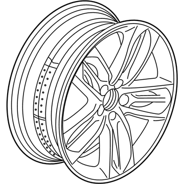 Acura 42800-TJB-A00 Wheel (Al20X8J)