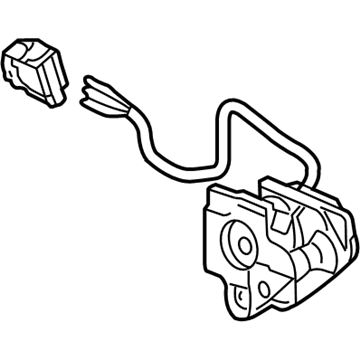 2008 Acura TSX Mirror Actuator - 76210-SEA-E21