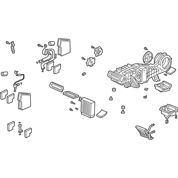 83600-TY3-A02ZC Acura Floor Mat Set (Premium Black) Illustration 1 of 1