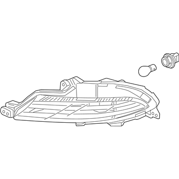 Acura 33300-TY2-A01 Right Front Turn Light Assembly