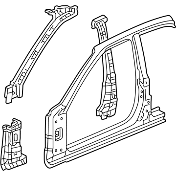 Acura 04645-SZ3-A05ZZ Panel Set, Left Front (Outer)