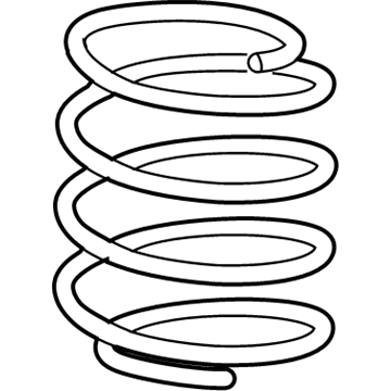 Acura ILX Hybrid Coil Springs - 51401-TX8-A02