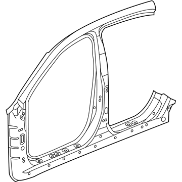 Acura 04645-TY2-A91ZZ Panel Set, Left Front (Outer) (Dot)