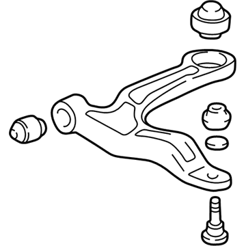 Acura 51350-S3V-A10 Right Front Arm (Lower)