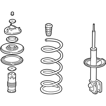 2003 Acura MDX Shock Absorber - 51602-S3V-A14