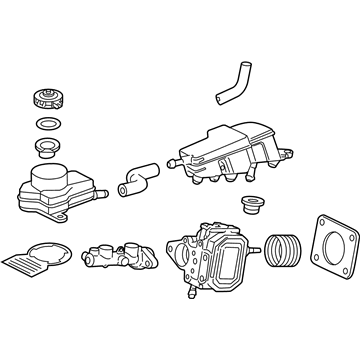 Acura ILX Hybrid Brake Master Cylinder - 01469-TX8-A01