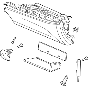 Acura 77510-TX4-A02ZA Glove Box (Sandstorm)