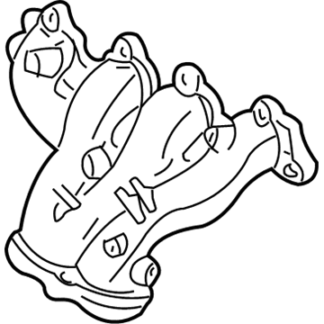 Acura 18100-P73-A00 Manifold Assembly, Exhaust