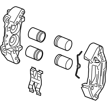 Acura 45019-SJA-A02 Driver Side Caliper Sub-Assembly