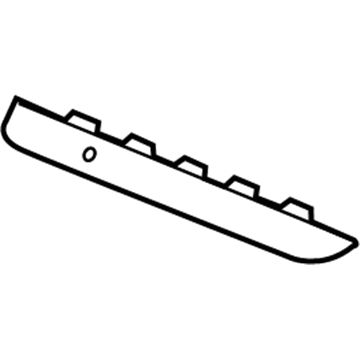 Acura 71198-SZN-A00 Front Bumper Cover Support Rail
