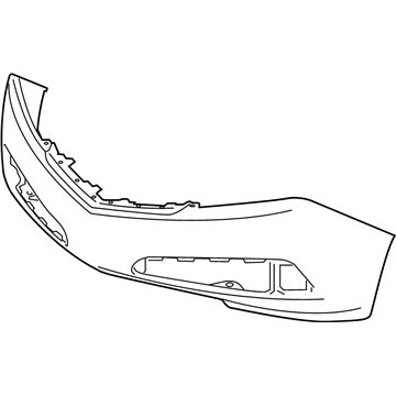 Acura 04711-SZN-A80ZZ Front Bumper Face (Dot)