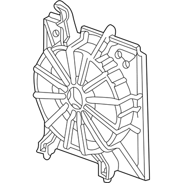 Acura 19015-RDA-A01 Parts Radiator Fan Shroud
