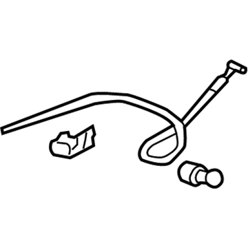 Acura 74130-SEP-A01 Hood-Release Cable