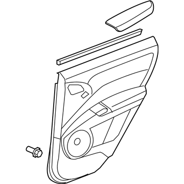 2009 Acura RDX Door Trim Panel - 83720-STK-A02ZA