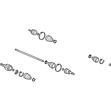 Acura 44305-STX-A51 Axle Assembly