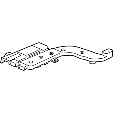 Acura 83381-TRX-A00 Duct Assembly, Left Rear Heater