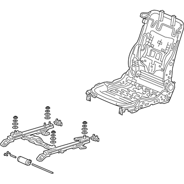 Acura 81126-T3R-A41 Frame Right, Front Seat