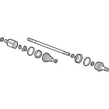 Acura 42311-TJB-A02 Left Drive Shaft Assembly