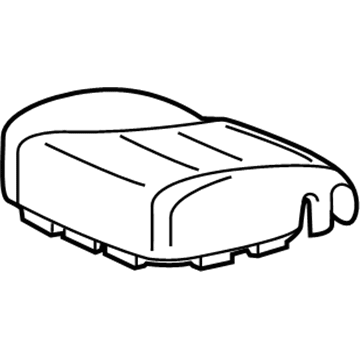 Acura 81131-SZN-A01ZA Front Seat Back Cover Right (Gray)