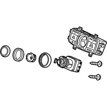 Acura 39050-TY2-A01 Panel Assembly, Center Switch (Navigation)