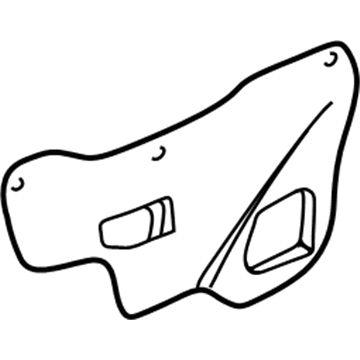 Acura 72321-S3M-010 Seal, Door Hole