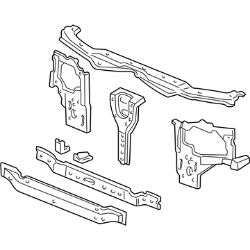 Acura 60400-SZ3-A01ZZ Radiator Support