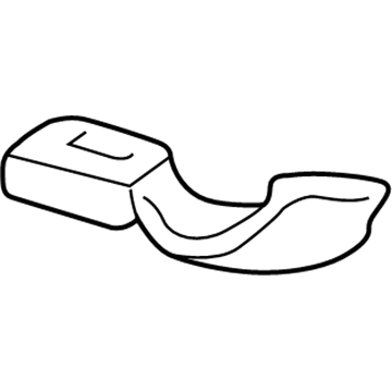 2000 Acura Integra Seat Belt Buckle - 04823-ST7-A05ZA