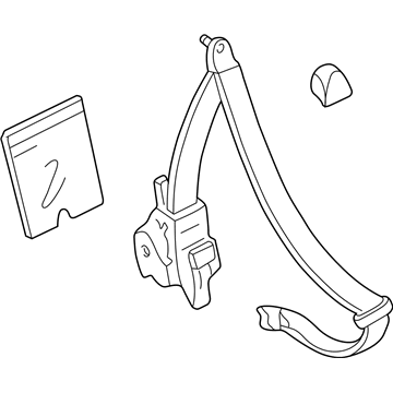 2001 Acura Integra Seat Belt - 04824-ST7-A05ZA