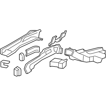 Acura 60810-STX-A01ZZ Frame Right, Front Side