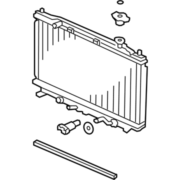 2014 Acura TSX Radiator - 19010-RL8-A51