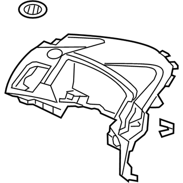 Acura 77102-TX4-A02ZA Pad Assembly, Driver (Upper) (Premium Black)