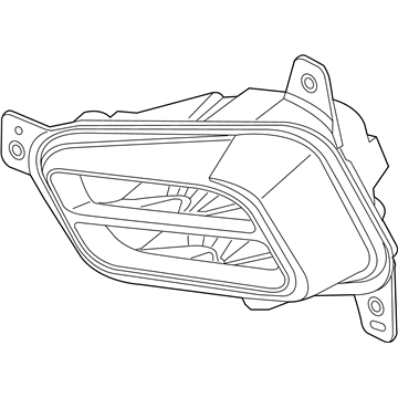 Acura 33900-TZ3-A01 Front R Foglight