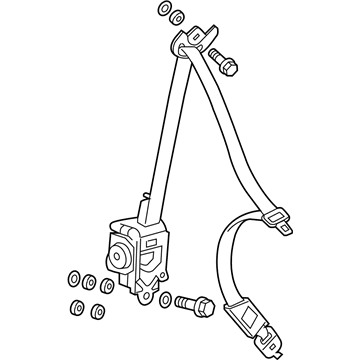 Acura RLX Seat Belt - 04814-TY2-A00ZF