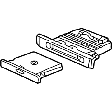 Acura 77240-S0K-A01ZA Tray Assembly, Cd (Chamois Gray No. 3)