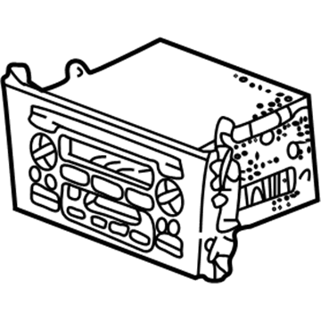 Acura 39100-S0K-A11ZA Tuner Assembly, Automatic Radio (20Wx4) (Chamois Gray No. 3) (Alpine)