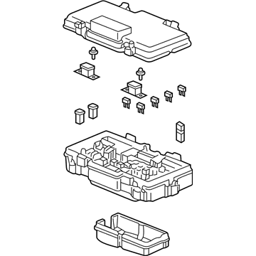 Acura 38250-S6M-A01 Box Assembly, Relay