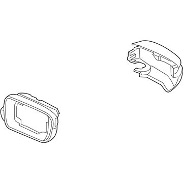 Acura 76251-SJA-A01ZU Housing Set, Driver Side (Alberta White Pearl)