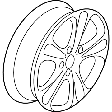 2010 Acura RDX Rims - 08W19-STK-201A