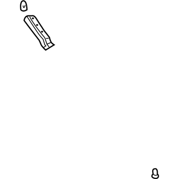 Acura 74194-SEA-000 Rubber, Driver Side Hood Corner Seal