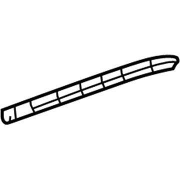 Acura 72867-STX-A01 Left Rear Door Side Sill Seal