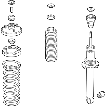 Acura NSX Shock Absorber - 06521-SL0-601