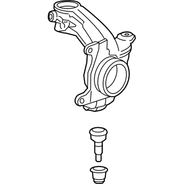 2017 Acura TLX Steering Knuckle - 51215-TZ7-A00