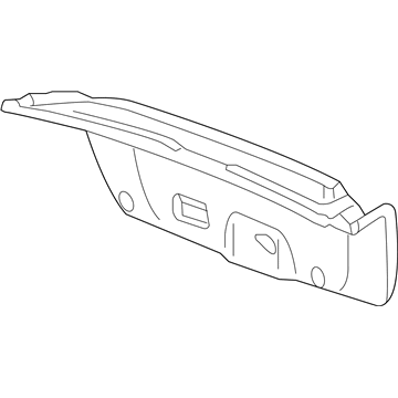 Acura 84630-TL0-A02ZA Lining, Trunk Lid (Gray Eleven)