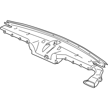 Acura 77460-SZN-A01 Duct Assembly, Frdef