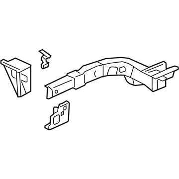 Acura 60910-TX4-A00ZZ Frame, Left Front Side