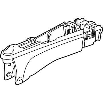 Acura 83401-S6M-A01ZB Console, Center (Dark Titanium)