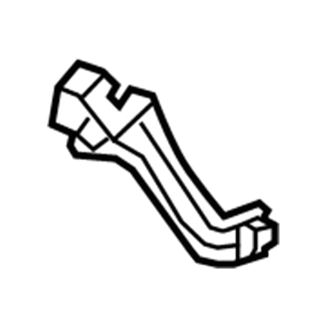 Acura 83707-TL0-G01ZA Base, Right Rear Grip (Premium Black)